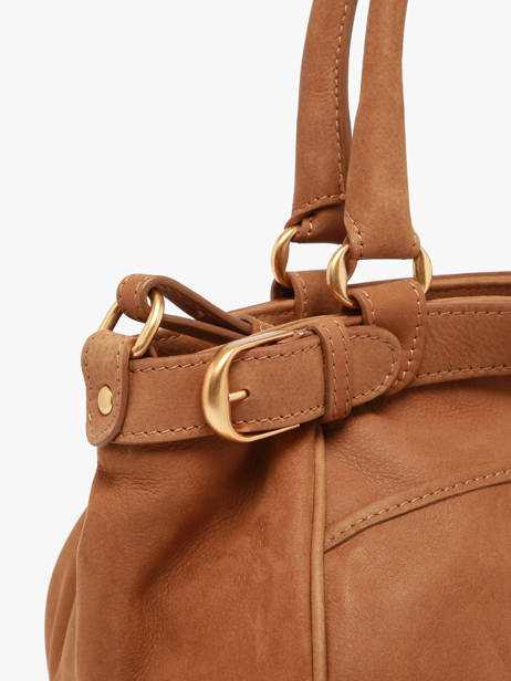 Sac Porté Main Lune Cuir Lune Cuir Vanessa bruno Marron lune 3V40920 vue secondaire 2