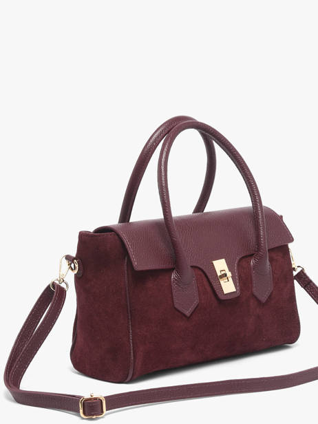 Sac Porté épaule Velvet Caviar Cuir Milano Rouge velvet caviar VC26061 vue secondaire 1