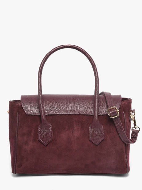 Sac Porté épaule Velvet Caviar Cuir Milano Rouge velvet caviar VC26061 vue secondaire 3