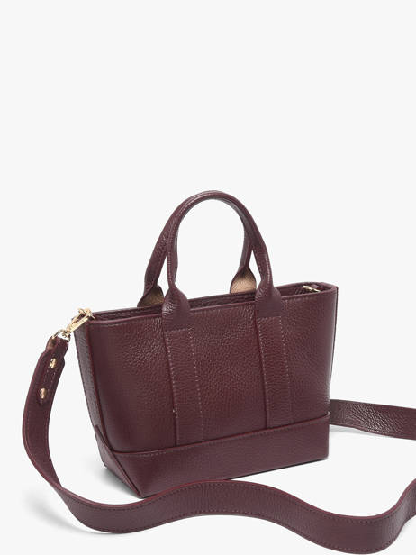 Sac Porté Main Caviar Milano Rouge caviar CA26066 vue secondaire 1