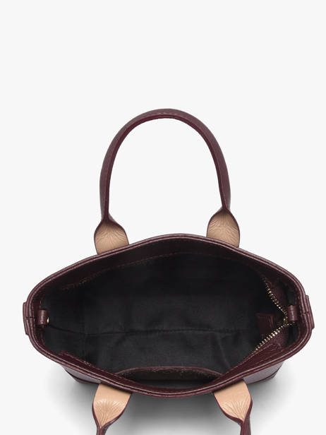 Sac Porté Main Caviar Milano Rouge caviar CA26066 vue secondaire 2