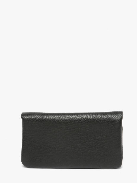 Porte-monnaie Cuir Milano Noir caviar CA23113O vue secondaire 2