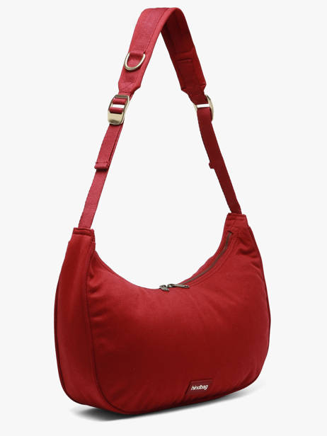 Schoudertas Best Seller Katoen Hindbag Rood best seller BIANCA ander zicht 1
