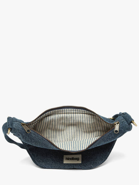 Sac Bandoulière Denim Coton Hindbag Bleu denim DE vue secondaire 2