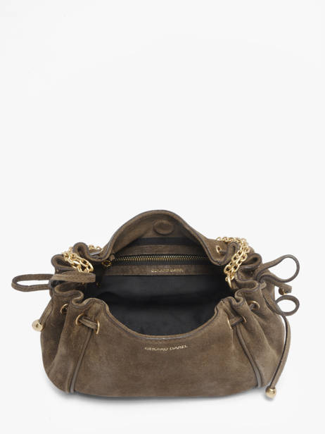 Cross Body Tas Studio Leder Gerard darel Beige studio DES07400 ander zicht 3
