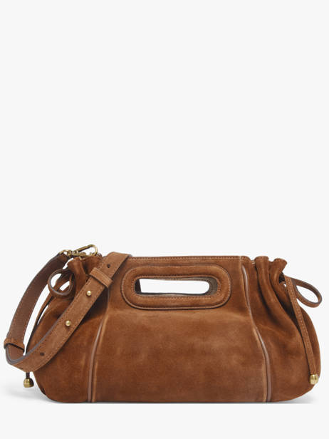 Sac Bandoulière Studio Cuir Gerard darel Marron studio DES08405