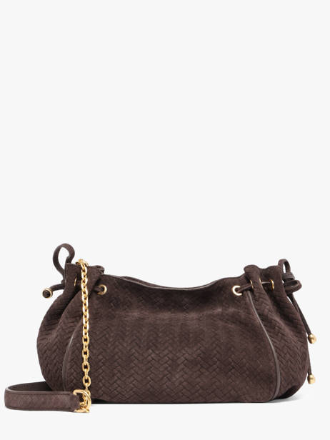 Sac Bandoulière Studio Cuir Gerard darel Marron studio DES07477