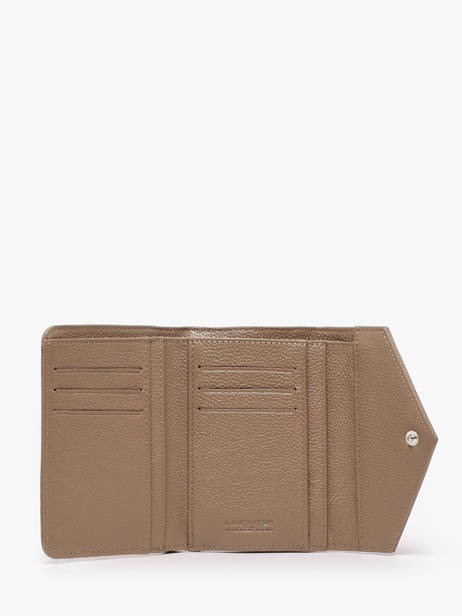 Portemonnee Foulonne Leder Lancaster Beige foulonne pm 29 ander zicht 1