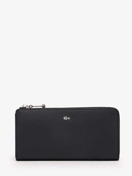 Portefeuille Lacoste Noir daily city NF4765DZ