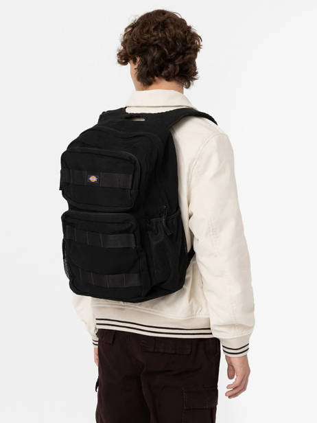 Rugzak Duck Canvas Dickies Zwart backpack DK0A4YOF ander zicht 1