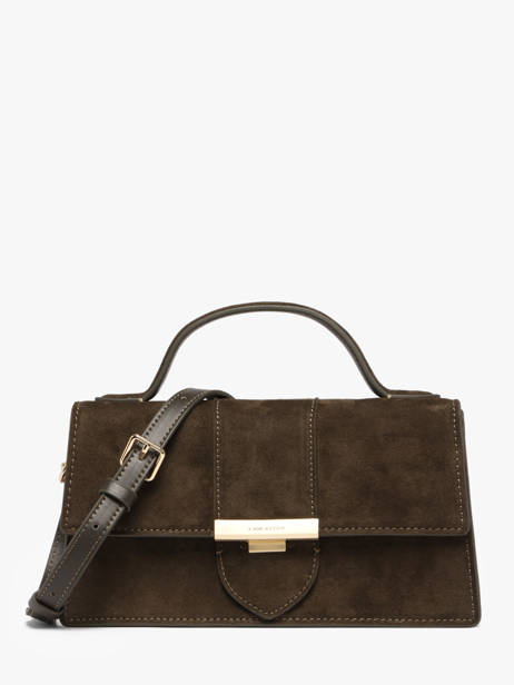 Cross Body Tas Suede Ily Leder Lancaster Groen suede ily 10
