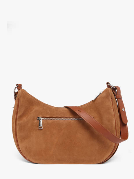 Schoudertas Suede Leder Lancaster Bruin suede 82 ander zicht 4