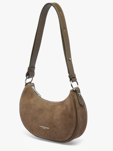 Cross Body Tas Suede Leder Lancaster Groen suede 81 ander zicht 2