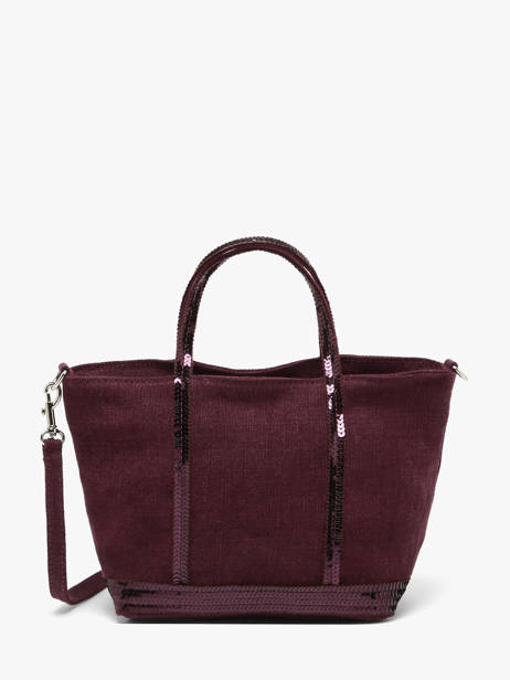 Cross Body Tas Baby Cabas Linnen Vanessa bruno Violet cabas lin 31V40410