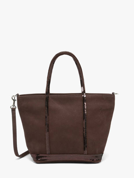 Sac Bandoulière Cabas Cuir Cuir Vanessa bruno Marron cabas cuir 8V40435