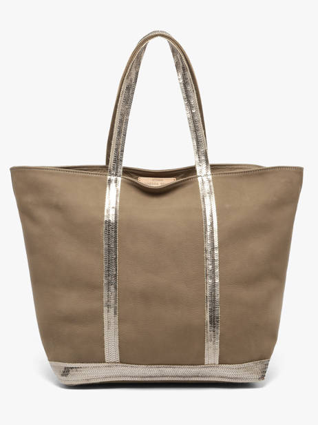 Schoudertas Cabas Cuir Leder Vanessa bruno Beige cabas cuir 8V40409