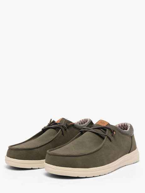 Mocassins Hey dude Vert men 43352 vue secondaire 1