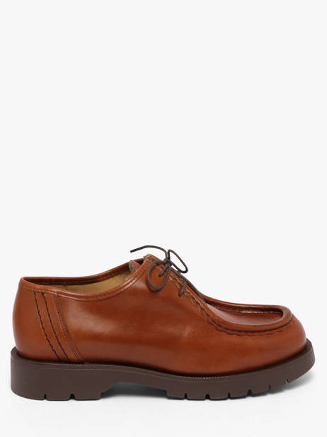 Derby Veterschoenen Uit Leder Kleman Bruin men B00005C