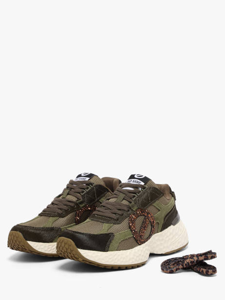 Sneakers No name Vert women SNCRBG04 vue secondaire 1