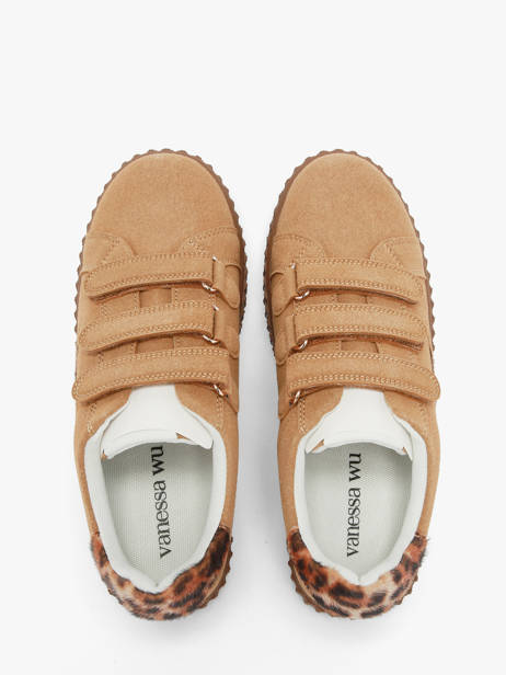 Sneakers Met Platformzool Vanessa wu Beige women BK2954CM ander zicht 3