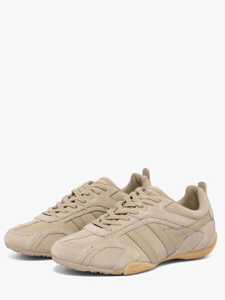 Sneakers En Cuir Gola Beige women CLB938FF vue secondaire 1