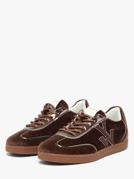 Sneakers Vanessa wu Marron women BK2925CH vue secondaire 1