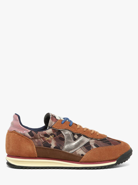 Sneakers Uit Leder Victoria Beige women 1158116