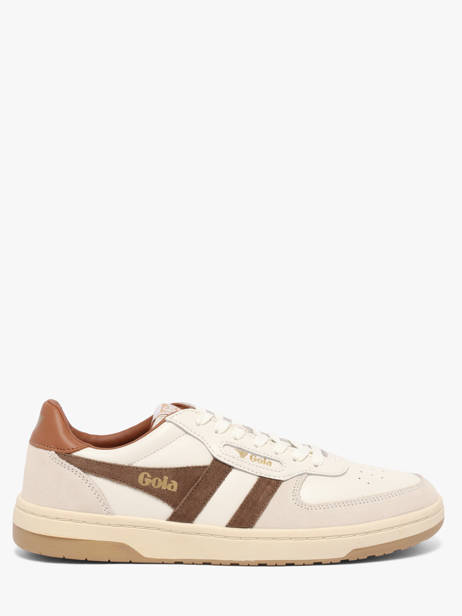 Sneakers En Cuir Gola Blanc men CMB336WP