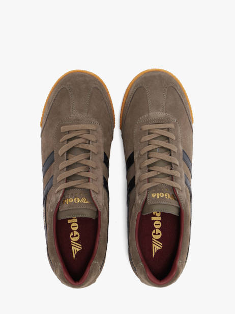 Sneakers En Cuir Gola Gris men CMA192PN vue secondaire 3