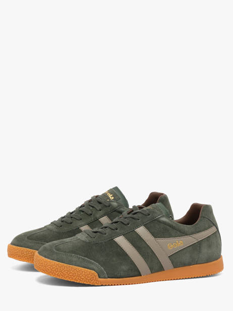 Sneakers Uit Leder Gola Groen men CMA192NF ander zicht 1