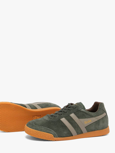 Sneakers Uit Leder Gola Groen men CMA192NF ander zicht 2