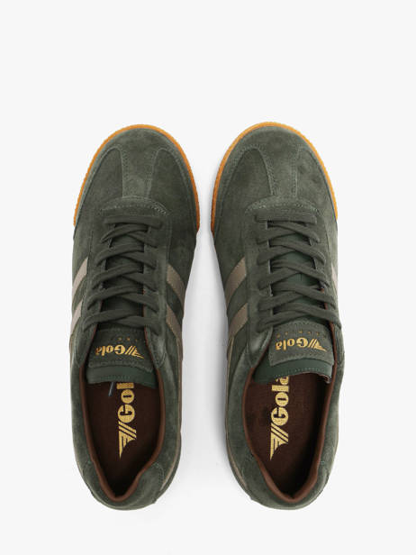 Sneakers Uit Leder Gola Groen men CMA192NF ander zicht 3