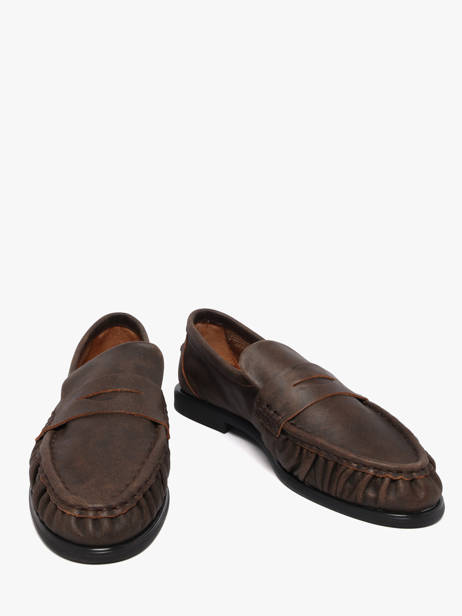 Mocassins Uit Leder Pavement Bruin women 24139779 ander zicht 2