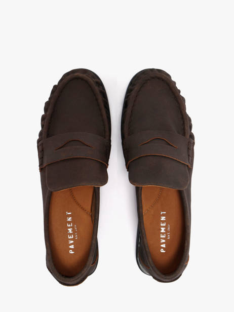 Mocassins Uit Leder Pavement Bruin women 24139779 ander zicht 3