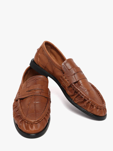 Mocassins Uit Leder Pavement Bruin women 24139052 ander zicht 2