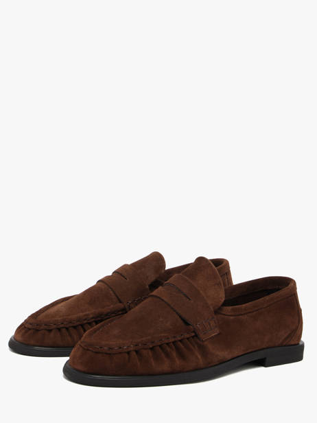 Mocassins Uit Leder Pavement Bruin women 24139347 ander zicht 1