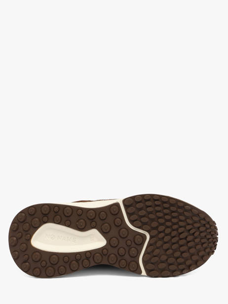 Sneakers Met Platformzool Uit Leder No name Bruin women NNVESC04 ander zicht 4