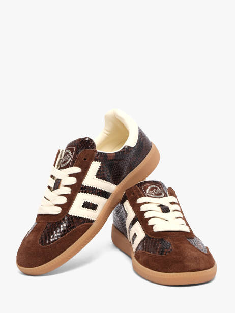 Sneakers En Cuir Back 70 Marron women 239 vue secondaire 2