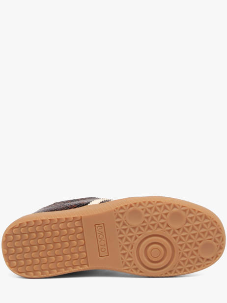 Sneakers En Cuir Back 70 Marron women 239 vue secondaire 4