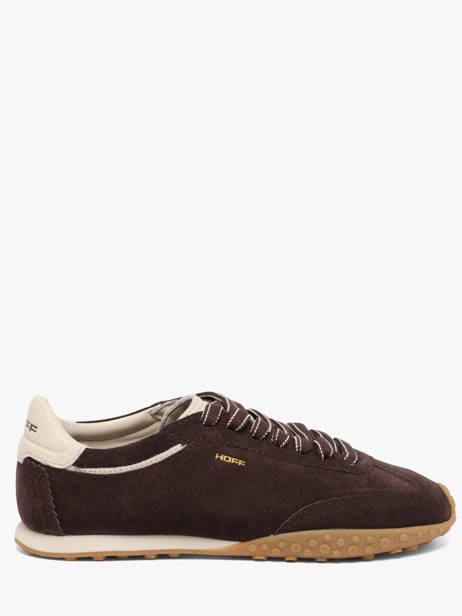 Sneakers Uit Leder Hoff Bruin women 22661420