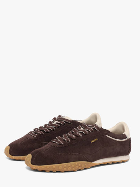 Sneakers Uit Leder Hoff Bruin women 22661420 ander zicht 1