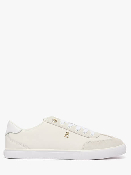 Sneakers Uit Leder Tommy hilfiger Wit women 9391YBL