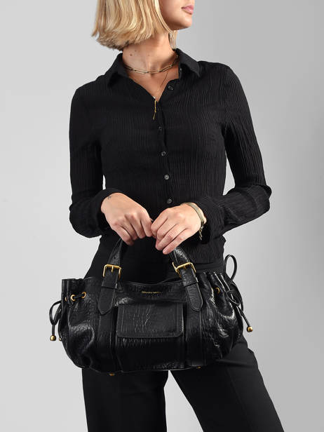 Handtas Bubble Leder Gerard darel Zwart bubble DES67428 ander zicht 1