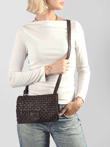 Cross Body Tas Heritage Leder Biba Bruin heritage KA27 ander zicht 1
