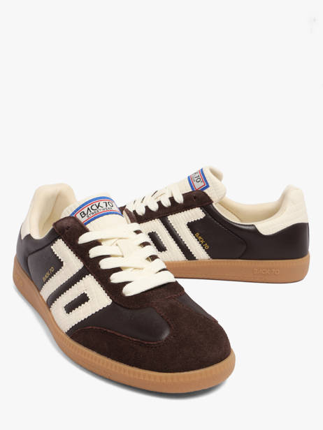 Sneakers En Cuir Back 70 Marron women 308 vue secondaire 2