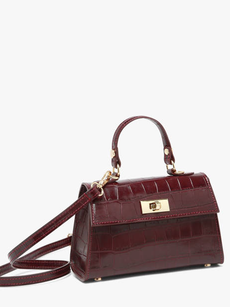 Sac Bandoulière Milano Rouge cocco balo CB25116 vue secondaire 1