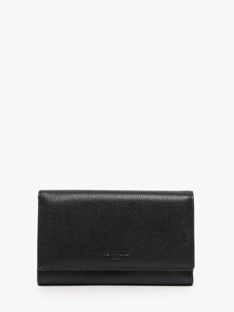 Portefeuille Cuir Hexagona Noir confort 467779R