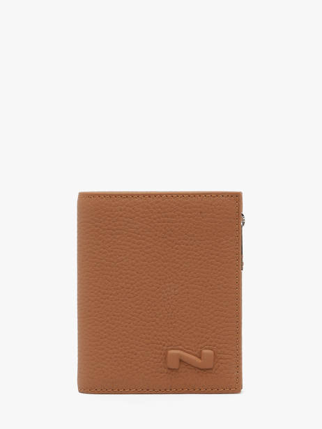 Portefeuille Bifold Original N Cuir Nathan baume Marron original n 101N