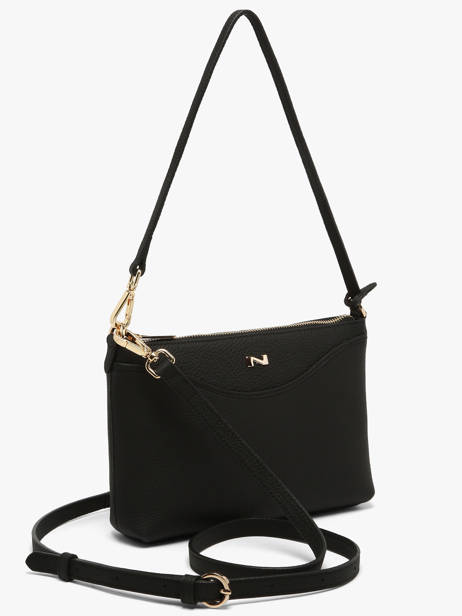 Cross Body Tas Ingrid Leder Nathan baume Zwart riviera 1 ander zicht 1