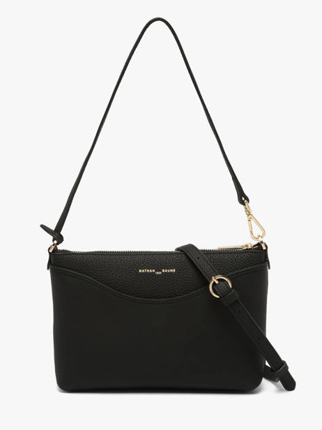 Cross Body Tas Ingrid Leder Nathan baume Zwart riviera 1 ander zicht 4
